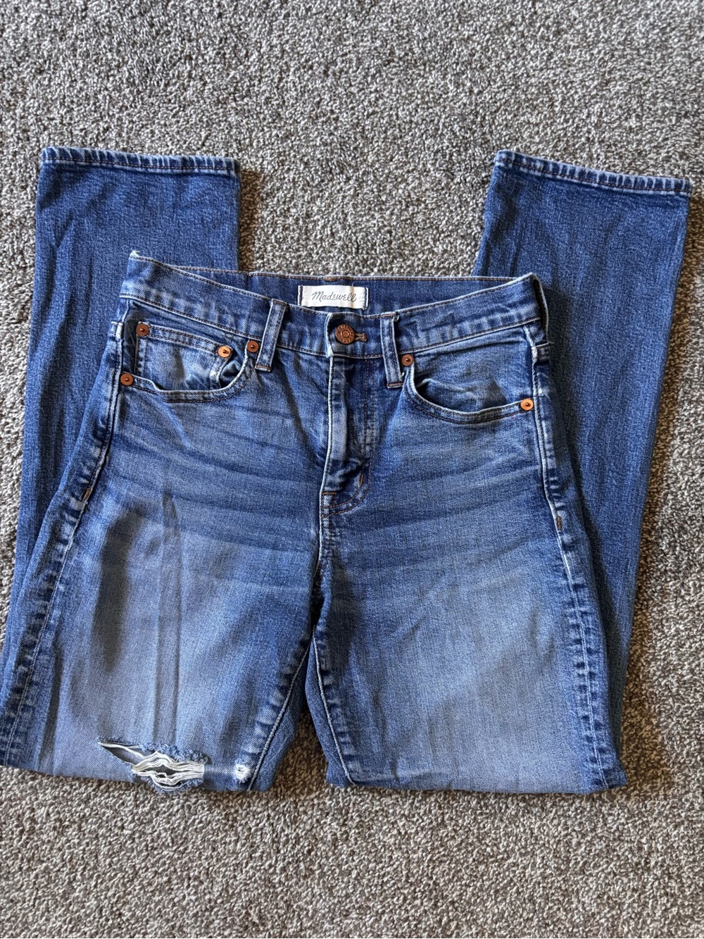 Madewell Cruiser Straight Jeans in Lana Wash